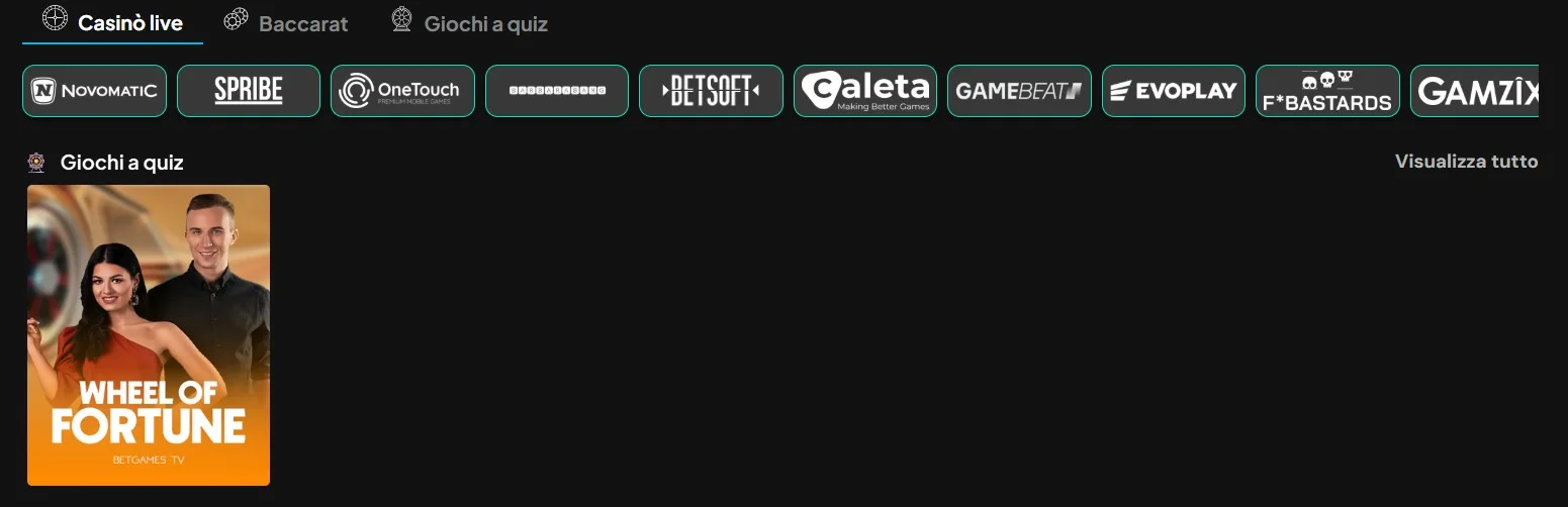 PJSpins Casino Live casino